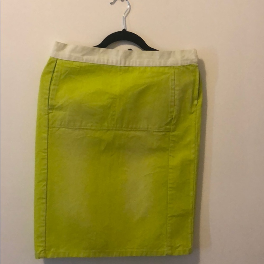 Diesel Gonna Tirio yellow/Jaun skirt /waist 29